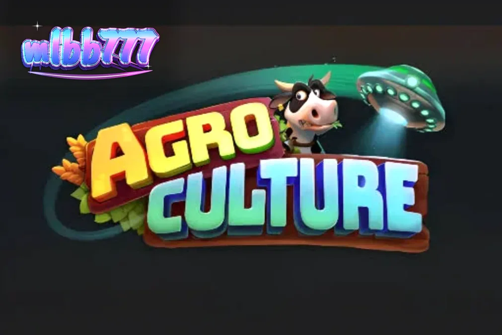 Tampilan visual slot AgroCulture dengan tema alien dan peternakan